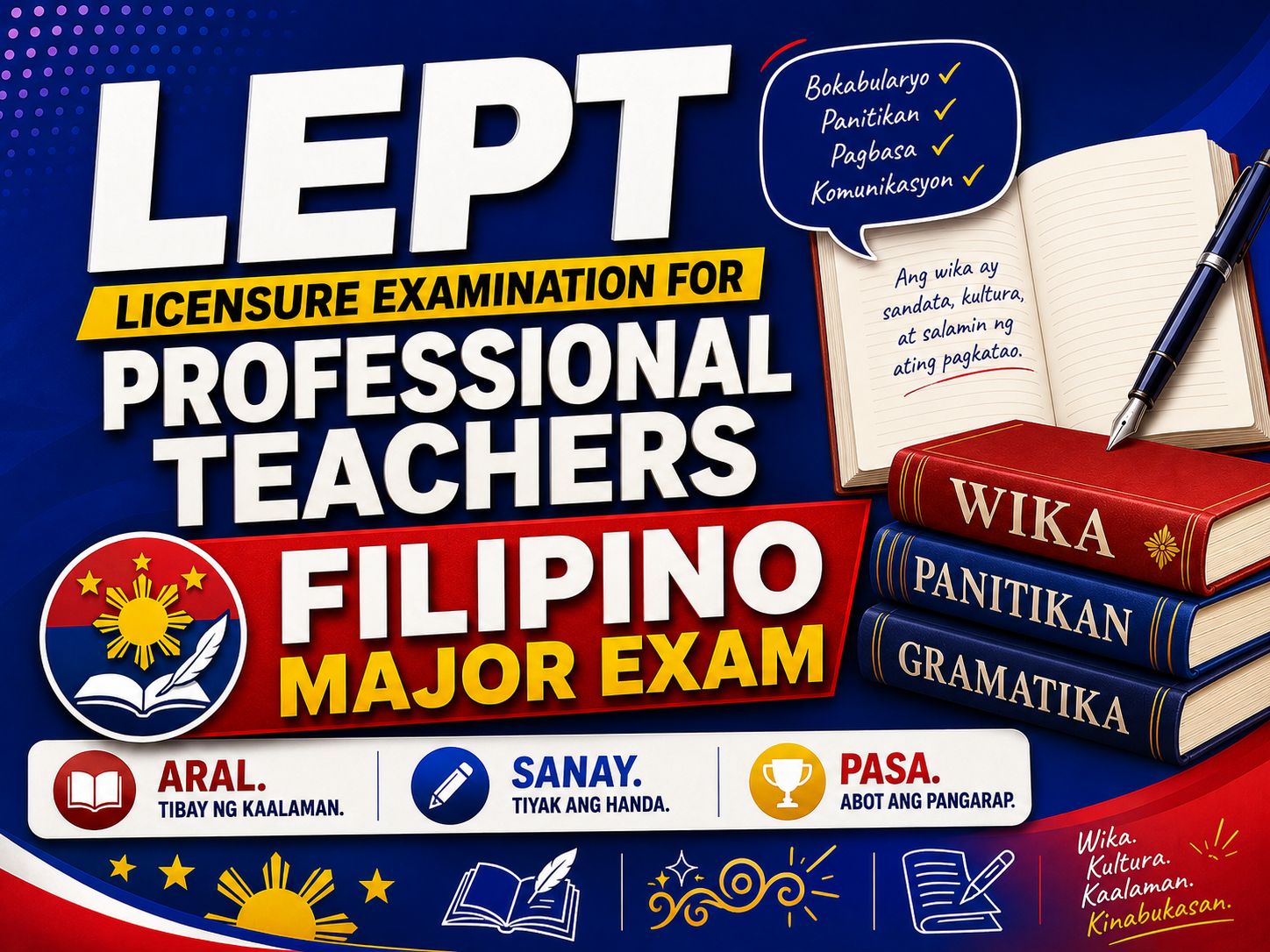 Licensure Examination for Professional Teachers (LEPT) - Filipino Major Exam
